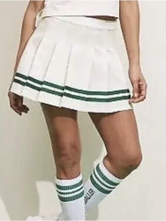 Prince Dresses & Skirts - Prince White Skirt with Green Embroidered Logo